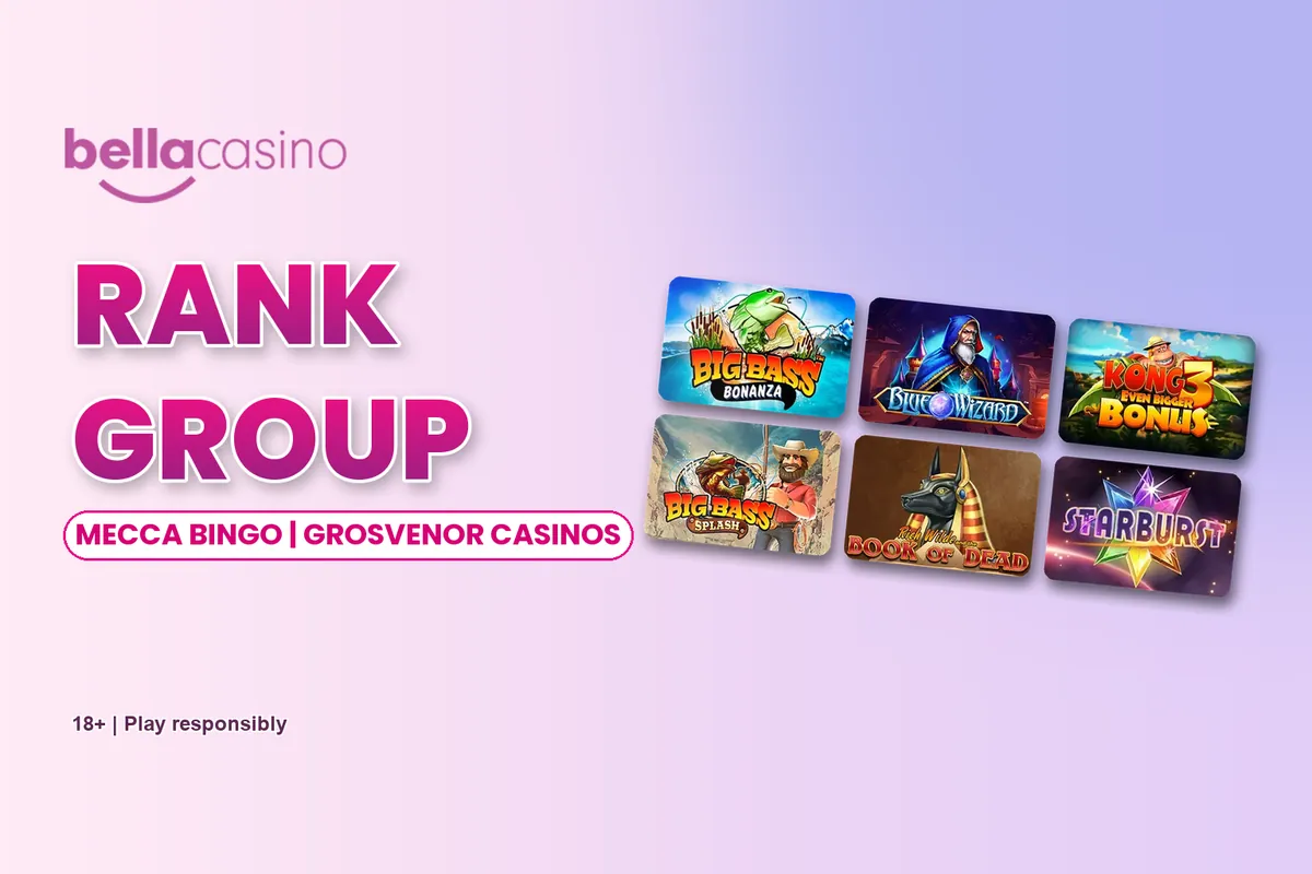 Bella Casino sister sites from the Rank Group