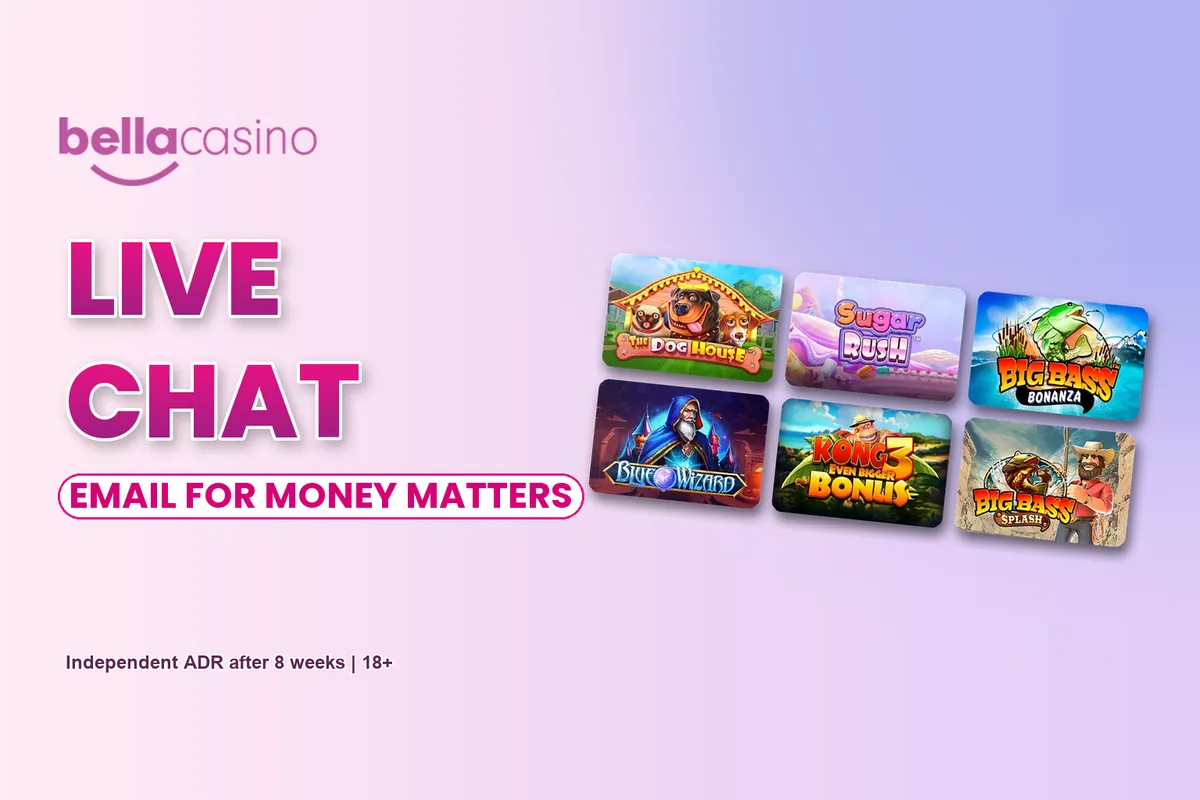 Bella Casino support: live chat and email
